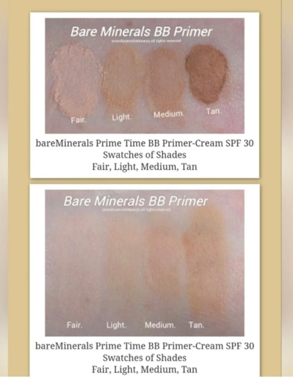 🧚‍♀️LIGHT BareMinerals RARE Prime Time BB Primer-Cream SPF 30 NWT